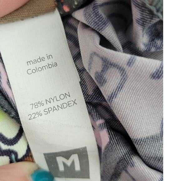 Revolve Maaji Mini Dress Womens Medium Ruffled Abstract Boho Cottagecore Dress - Picture 3 of 8